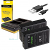 PATONA Photo Duálna rýchlonabíjačka Olympus BLS5 2x 1100mAh USB batéria PT1948B