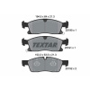 TEXTAR Sada brzdových platničiek kotúčovej brzdy TEXTAR 2519001
