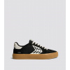 CATIBA PRO 2.0 Gum Black Suede and Cordura Ivory Logo Sneaker