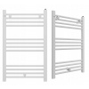 Vodný kúpeľňový radiátor Granitan 348 W 500 x 800 mm biely