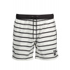 KARL LAGERFELD Pánske plavky | biela KL22MBM04_WHITE - XL KL22MBM04_WHITE