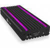 Externý box ICY BOX IB-1824ML-C31 USB Type-C Enclosure for M.2 NVMe SSD - RGB (IB-1824ML-C31)