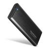 AXAGON EEM2-SB2 USB-C 3.2 Gen 2 - M.2 NVMe & SATA SSD kovový RAW box bezskrutkový čierny