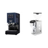 Gaggia New Classic EVO, blue + Rocket Espresso FAUSTINO 3.1, white