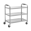 Royal Catering Servírovací vozík -3 police - do 195 kg - police: 90 x 50 cm RCSW-3R.2K