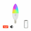 Immax NEO LITE Smart, žiarovka LED E14 6W RGB+CCT farebná a biela, stmievateľná, WiFi