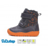 D.D.Step Zimné kožené topánky W071 vesmír - dark grey Veľkosť-obuvi: 23