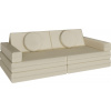 Tectake 405173 Pohovka na hranile Lilly 160 cm béžová