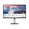 AOC Value-Line Q27V5N/BK LED monitor 68.6 cm (27 palca) En.trieda 2021 F (A - G) 2560 x 1440 Pixel QHD 4 ms HDMI ™, DisplayPort, Audio-Line-out VA LED; Q27V5N/BK