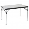Kempingový stôl Brunner Titanium Quadra s rolovacou doskou pre 4 osoby rozmery (d x š) 120,5 x 70 cm