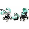Kočík 3v1 BabyLux White Lux Mint