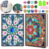 Sada 5D Diamantové maľovanie: zápisník na šperky, Mandala