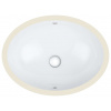 Grohe Bau Ceramic Umývadlo zápustné, 56x42 cm, s prepadom, alpská biela 39423000-GR