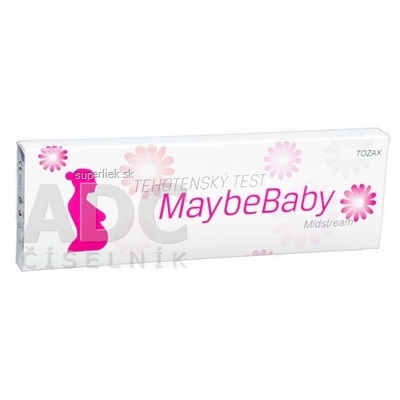 MaybeBaby midstream 2v1 tehotenský test (tyčinka) 1x2 ks, 8588006216011