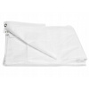 Krycia plachta - NÁKLON 4x5 WHITE 150g/m2 pevný, PROFESIONÁLNY, vodeodolný, mrazuvzdorný (4x5 plachta biela 150 g/m2 Silný profesionálny vodotesný mrazí -rezistentný)