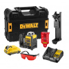 DeWalt DCE0811D1R čárový laser ČERVENÝ 10,8 V, 2 x 360°, 1 x 2,0Ah