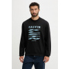 Bavlnená mikina Calvin Klein Jeans LV04RD256G čierna XS