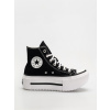 Converse Chuck Taylor All Star Lift Double Stack Hi (black/white/black) 38, čierna