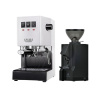 Gaggia Classic E24, bílá + Eureka Mignon Manuale, BL black