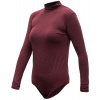 SENSOR MERINO AIR dámské body dl.rukáv port red - S
