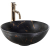 Umývadlo na dosku REA Stella Black Marble Brush