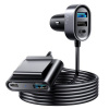 Joyroom Joyroom Car Charger 5-in-1, C+C+U+U+U, QC 3.0, PD 3.0, FCP, AFC, 12V/24V, 72W, Black (JR-CL05)