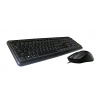C-TECH Klávesnice s myší KBM-102, drátový set, USB, CZ/SK KBM-102-BL