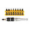 Sada nástavcov 10-dielna EXTREME s držiakom naklápacím DEWALT DT70578T