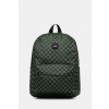 Ruksak Vans Old Skool Grom Check zelená farba, veľký, vzorovaný, VN000J3KEN61 ONE SIZE