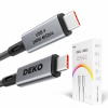 Kábel DEKO USB typ C - USB typ C 1 m strieborný