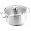 Kastról MagicHome Chloe, hrniec, 20 cm, 3 lit., so sklenenou pokrievkou, nerez