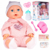 BÁBIKA 35 CM BÁBÄTKO V OBLEČENÍ MALÁ OPATROVATEĽKA SADA DUDLÍ VYDÁVA ZVUKY