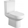 Aqualine VERMET WC kombi misa, spodný/zadný odpad, biela VR038