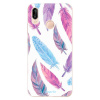 Odolné silikónové puzdro iSaprio - Feather Pattern 10 - Huawei P20 Lite