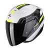Helma SCORPION EXO-230 HIPE bílo/černo/fluo žlutá - S - Novinky