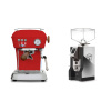 Ascaso Dream PID, Love Red + Eureka Mignon Specialita, NX black