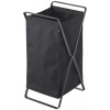 YAMAZAKI Kôš na bielizeň Tower 2485, kov/textil, 45l, čierny