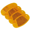 SPRINGOS Odrazky na bicykel oranžové, reflexné SPRINGOS BA0043
