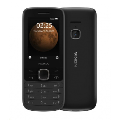 Nokia 225 4G 2020, Dual SIM, čierna 16QENB01A08