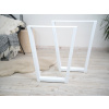 Treesome Robustní Lichoběžníková Industrial Podnož Stolová Noha 2ks Bílá Rozměr: Š 40 x V 43 cm