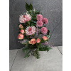 lacne-dekoracie.sk Vysoká ikebana Flakon výška 63cm ružovo-fialová
