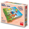 Drevené kocky Dino Psík a mačička (8590878641358)