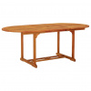 zahrada-XL Záhradný stôl 200x100x75 cm masívne eukalyptové drevo 316068