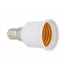 Adaptér Led Line konvertor E14 na E27 LED biely