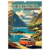 World Travel Posters - Nostalgic Trip Around the Globe (Wall Calendar 2026 DIN A3 portrait), CALVENDO 12 Month Wall Calendar