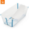 Stokke Flexi Bath - Skladacia detská vanička s vložkou | Glacier Blue