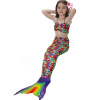 Kostým Mořská Panna Mermaid 3-pack Burgundy Velikost: 130