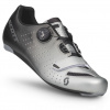 pánske cestné tretry - SCOTT ROAD COMP BOA - black fade/metallic silver Veľkosť: 45