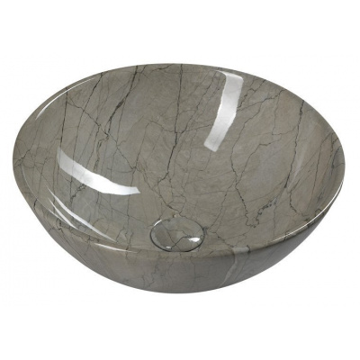 Sapho, DALMA keramické umývadlo 42x16,5x42 cm, grigio, MM113
