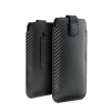 Univerzální kapsička POCKET Carbon s vnitřním rozměrem 124 x 64 mm (Kapsička s možností připnutí na opasek Forcell POCKET Carbon Case)